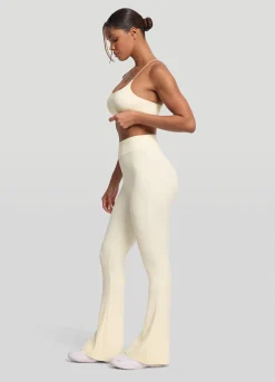 Ausgestellte Leggings mit hoher Taille