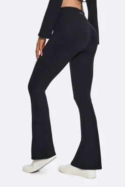 Ausgestellte Leggings mit hoher Taille