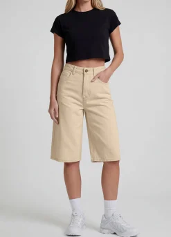 Baggy Denim-Bermudashorts