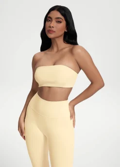 Bandeau-Top mit Rückenverschluss