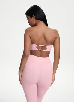 Bandeau-Top mit Rückenverschluss