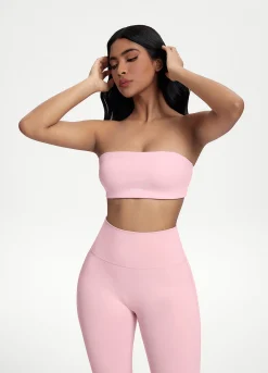 Bandeau-Top mit Rückenverschluss