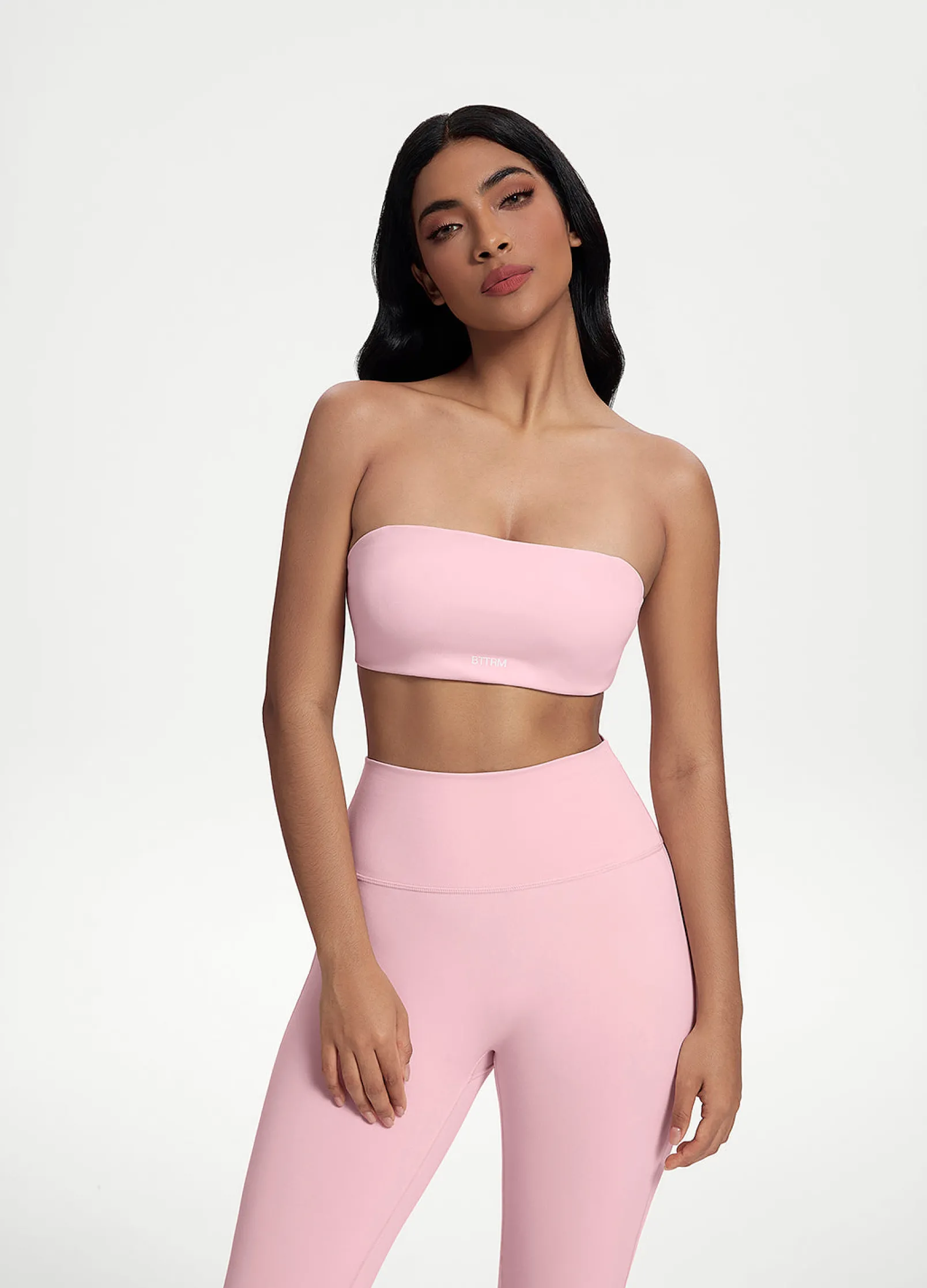 Bandeau-Top mit Rückenverschluss