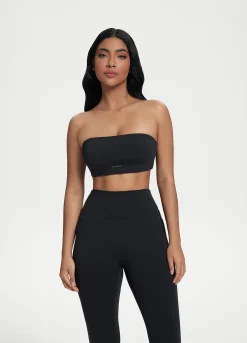 Bandeau-Top mit Rückenverschluss