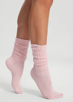 Baumwollsocken im Slouch-Look