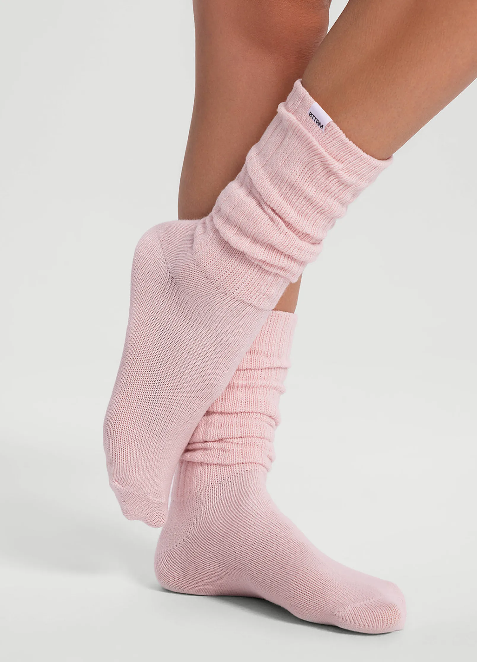 Baumwollsocken im Slouch-Look