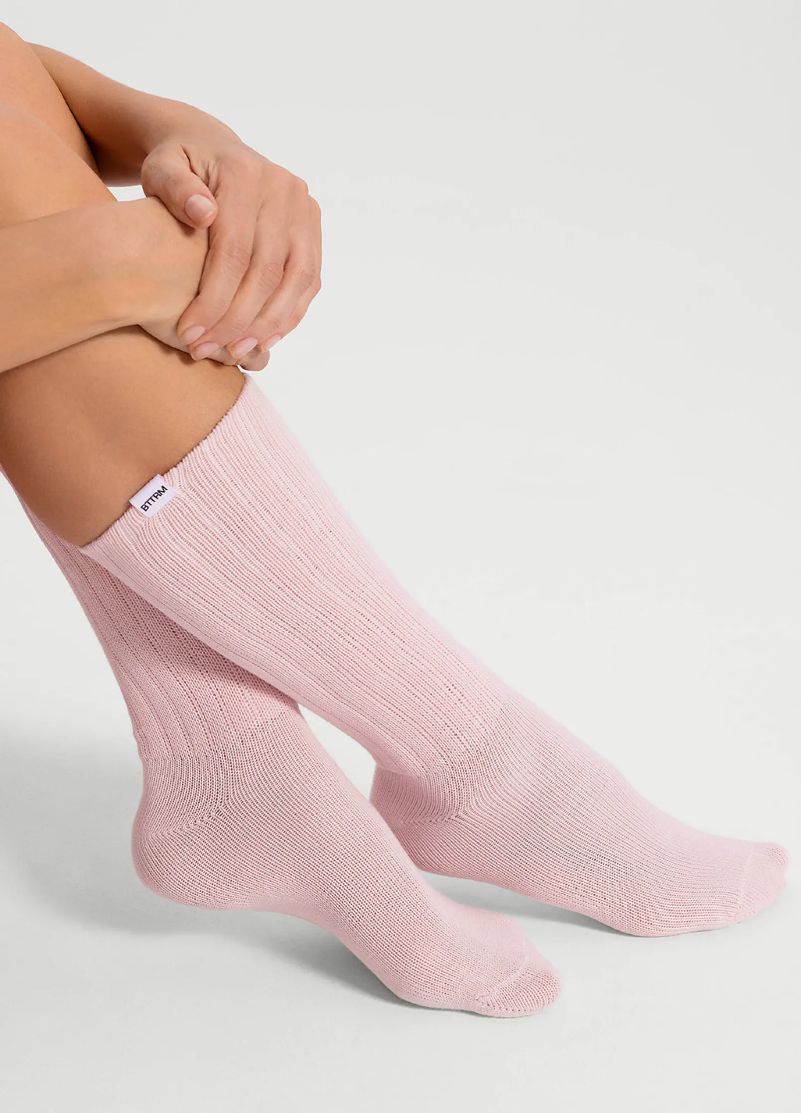 Baumwollsocken im Slouch-Look