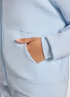 Übergroßer Zip-Up-Hoodie