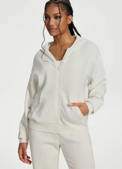 Übergroßer Zip-Up-Hoodie
