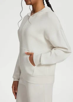 Übergroßer Zip-Up-Hoodie