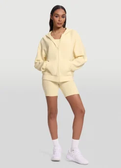 Übergroßer Zip-Up-Hoodie