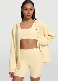 Übergroßer Zip-Up-Hoodie