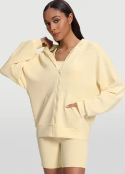 Übergroßer Zip-Up-Hoodie