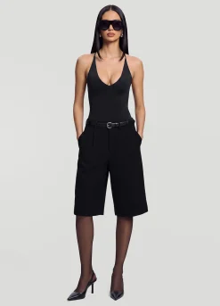 Bermudashorts mit niedriger Bundhöhe