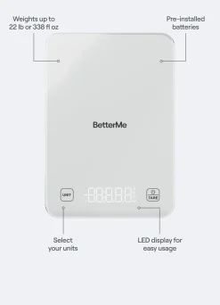 BetterMe Kitchen Scale
