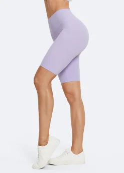 Biker-Shorts mit hohem Bund
