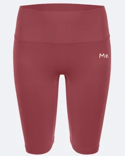 Biker-Shorts mit hohem Bund