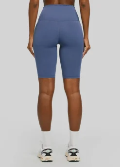 Biker-Shorts mit hohem Bund