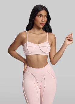 Bralette mit Kontur-Nähten