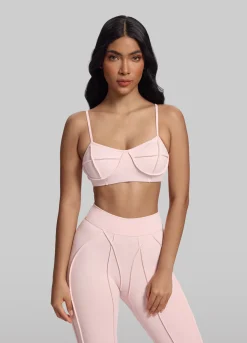 Bralette mit Kontur-Nähten