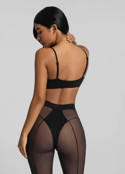 Bralette mit Kontur-Nähten