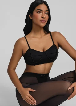 Bralette mit Kontur-Nähten