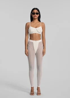 Bralette mit Kontur-Nähten