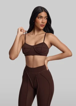 Bralette mit Kontur-Nähten