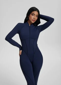 Catsuit mit geschlossenem Rücken