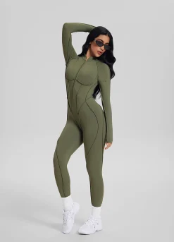 Catsuit mit geschlossenem Rücken