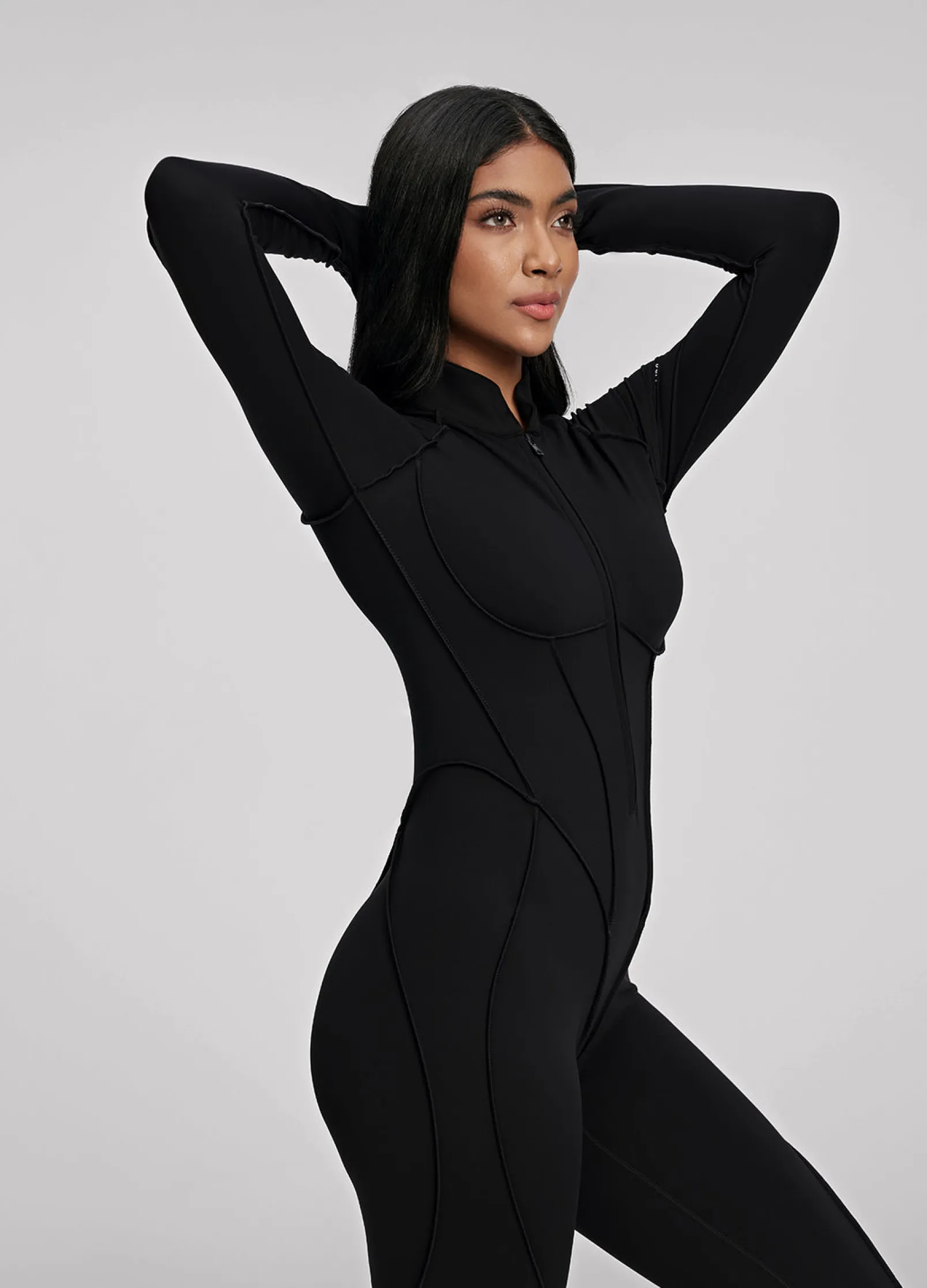 Catsuit mit geschlossenem Rücken