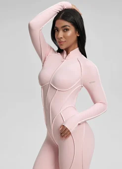 Catsuit mit Konturnähten