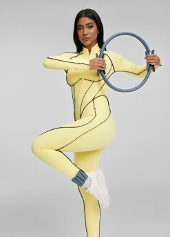 Catsuit mit Konturnähten