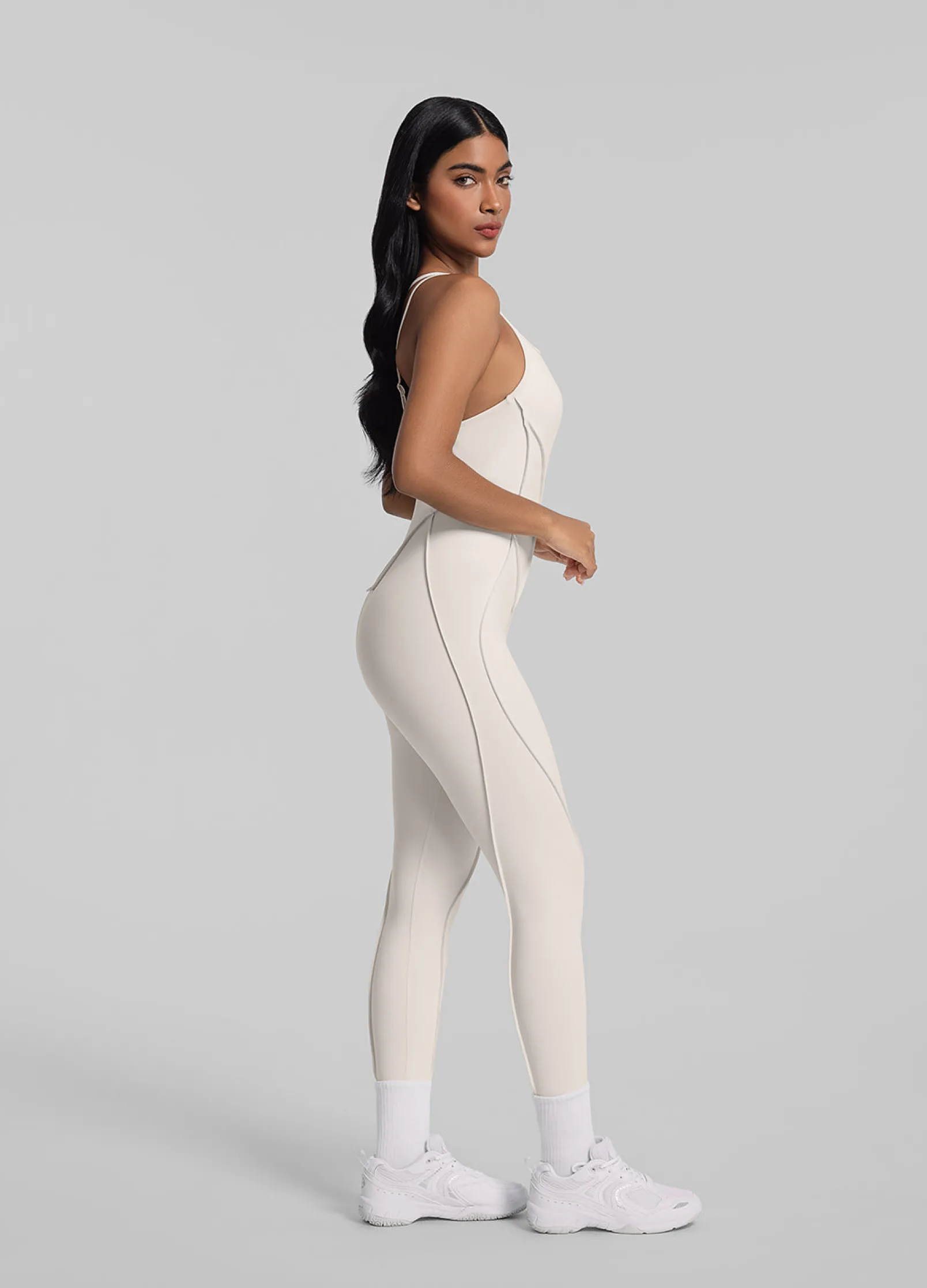 Catsuit mit Rückenträgern