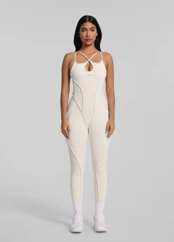 Catsuit mit Rückenträgern