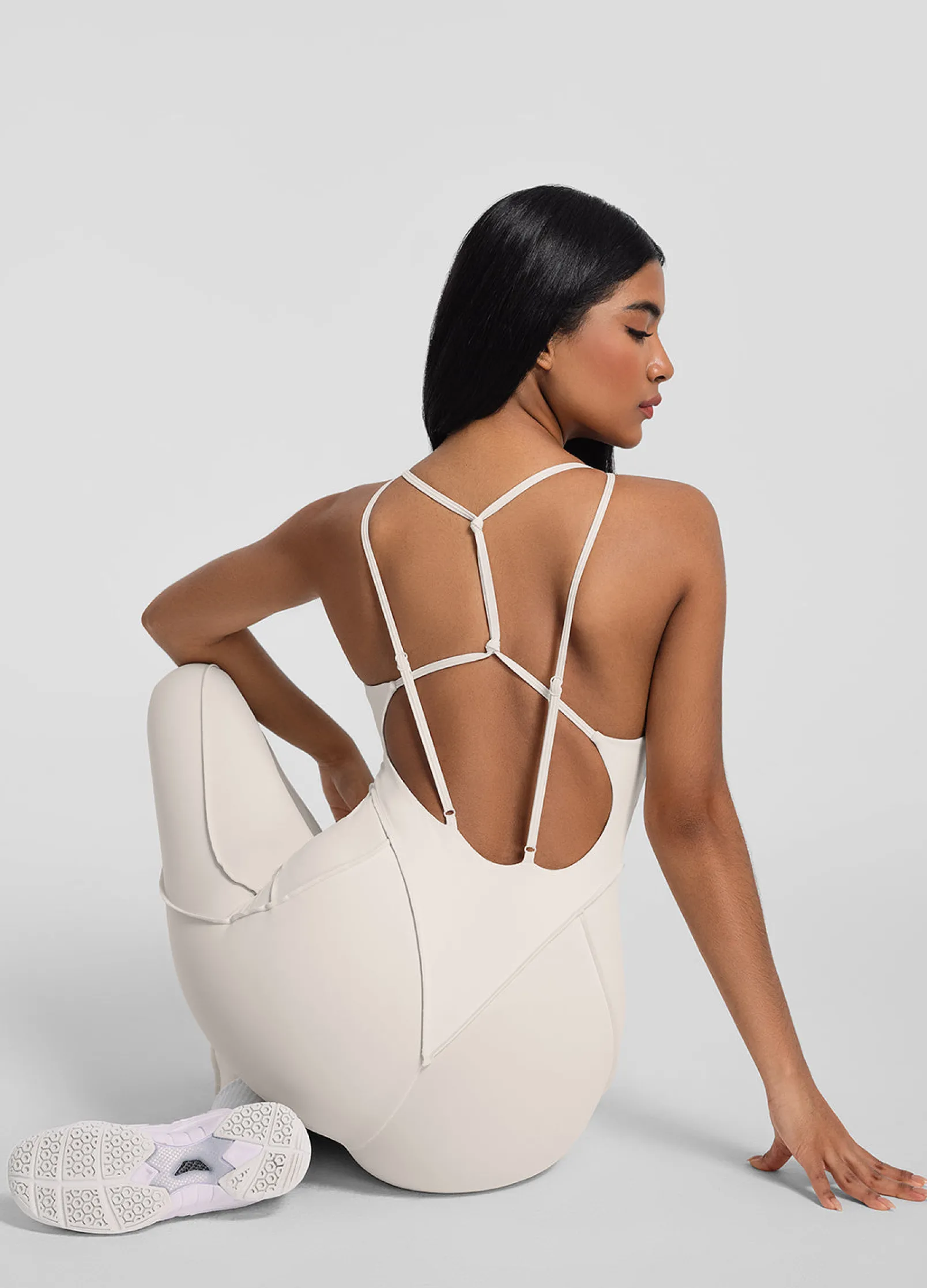 Catsuit mit Rückenträgern