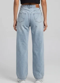 Contouring High Waist Wide Leg Jeans