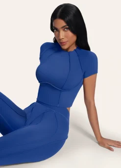 Contour Stitch Crop Top