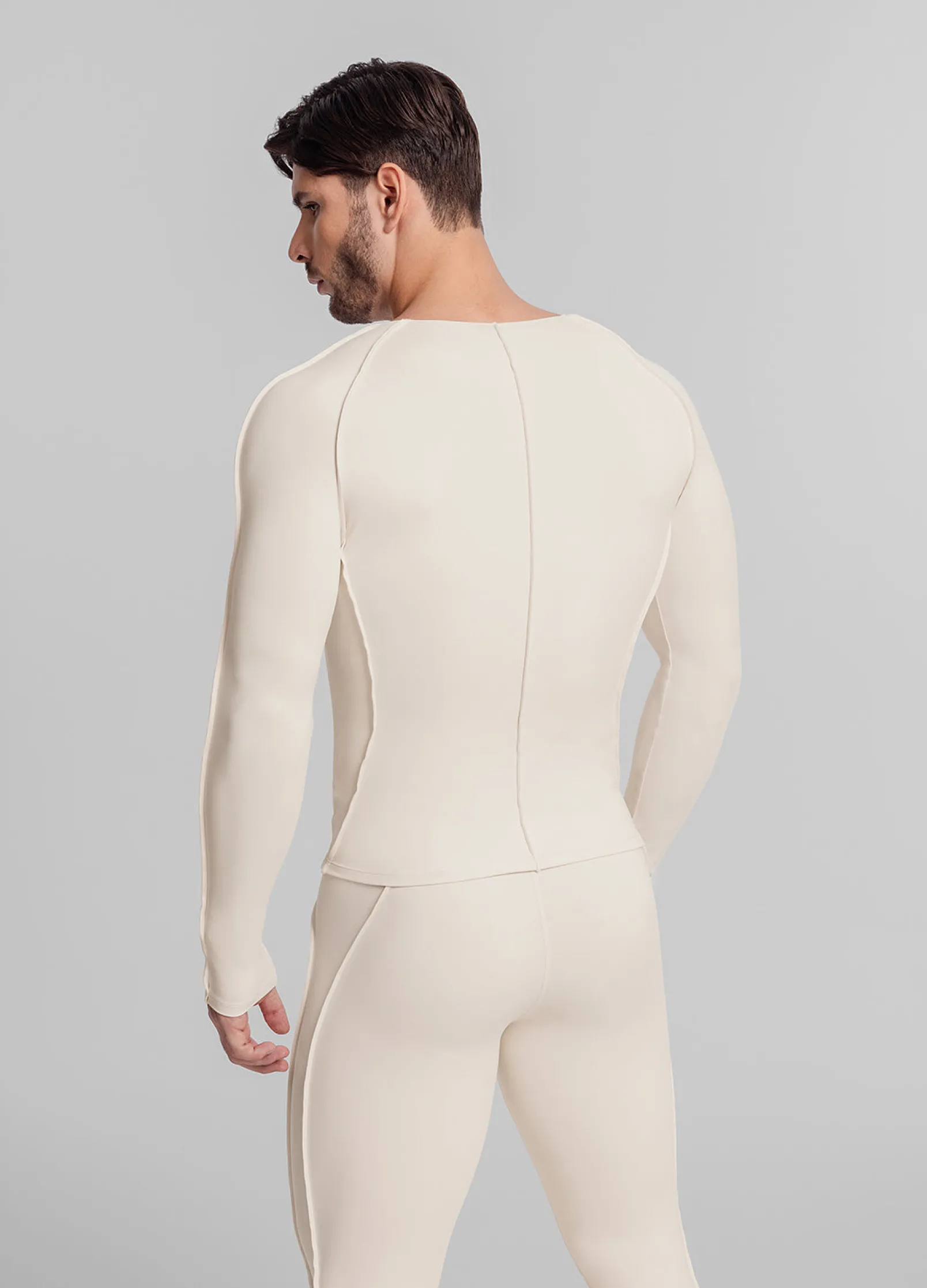 Contour Stitch Langarm-Top