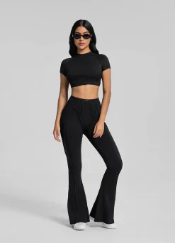Cropped-Top mit offenem Rücken