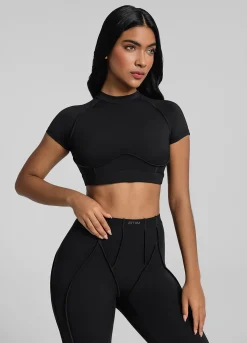 Cropped-Top mit offenem Rücken