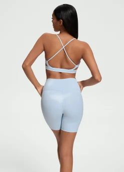 Faux Leather Bike Shorts