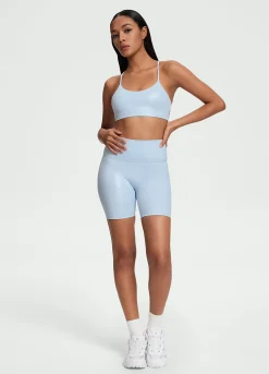 Faux Leather Bike Shorts