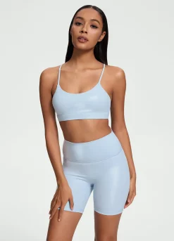 Faux Leather Bike Shorts