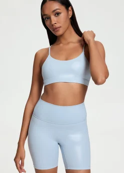 Faux Leather Bike Shorts