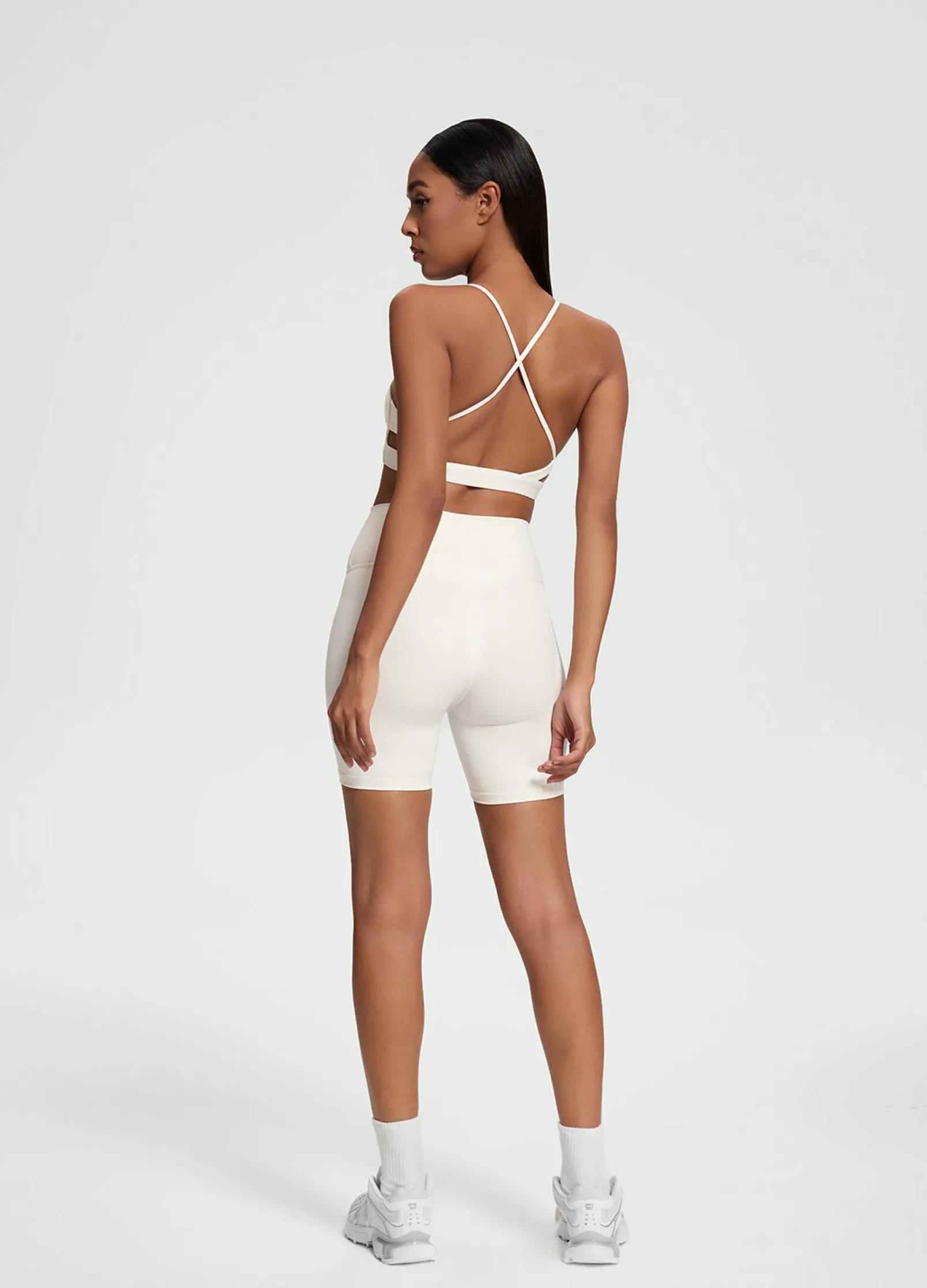 Faux Leather Bike Shorts