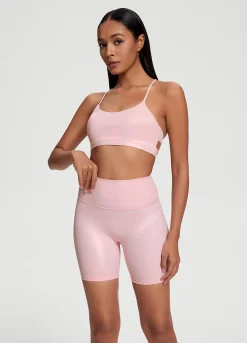 Faux Leather Bike Shorts