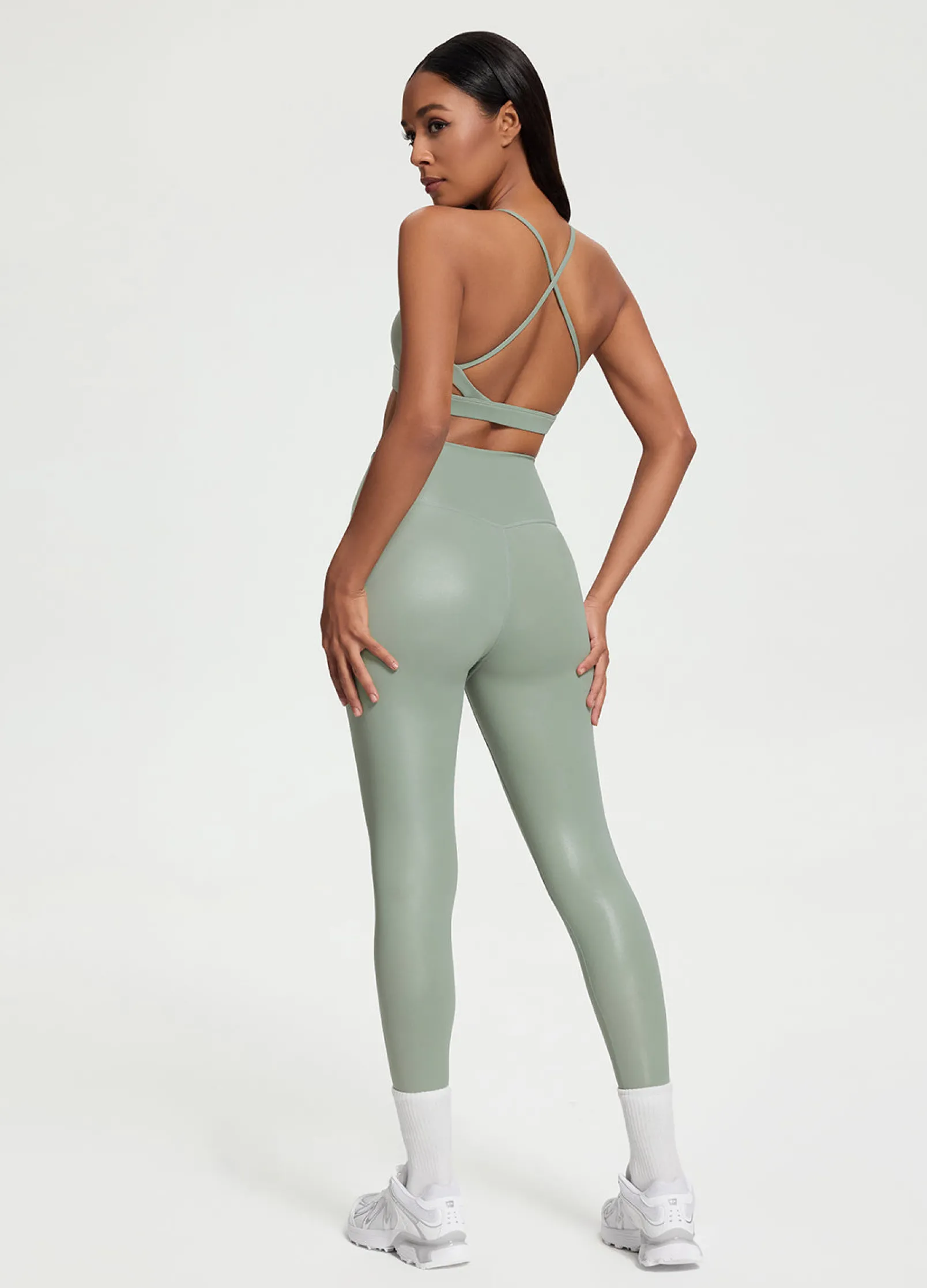 Faux Leather ⅞ Leggings