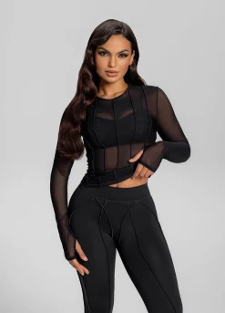 Figurbetontes Langarmshirt