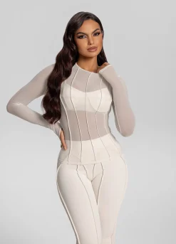 Figurbetontes Langarmshirt